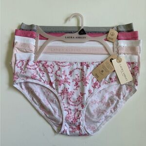LAURA ASHLEY ORGANIC COTTON SZ L PANTIES NEW!